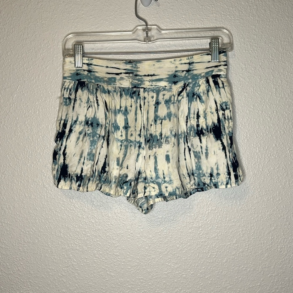 Ecote Blue Tie Dye Lounge Shorts Size Small